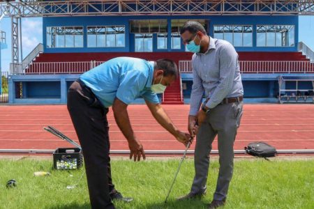 The Guyana Golf Association (GGA) hosted its first successful “Train the Trainer” session on Tuesday at the National Track & Field Centre at Leonora.