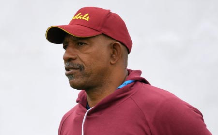  West Indies head coach Phil Simmons. 