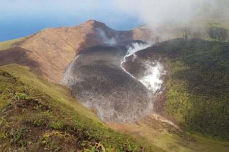 La Soufrière Volcano in St Vincent. (NEMO) 