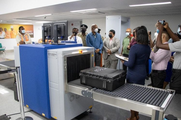 Some of the equipment being examined (CJIA photo) 