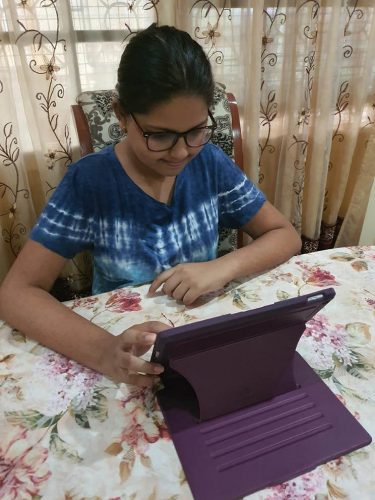 Pooja Lam, 13, of the Saraswati Vidya
Niketan School in Cornelia Ida
(Photo: Courtesy of Anand Raghunauth)
