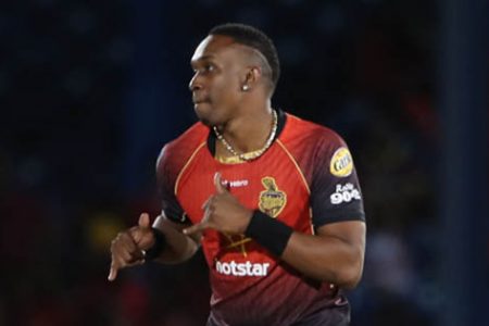 Veteran all-rounder Dwayne Bravo. 