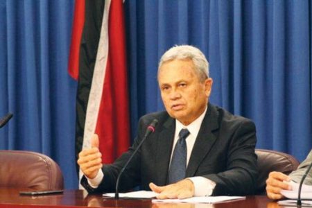 Finance Minister Colm Imbert