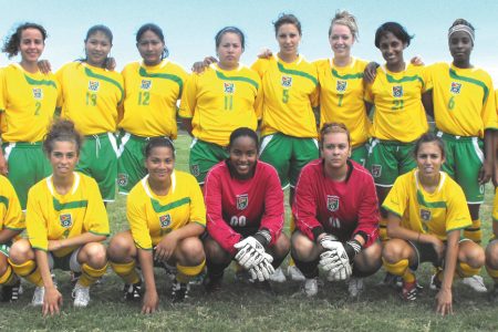 FLASHBACK! Guyana’s Lady Jaguars football team.