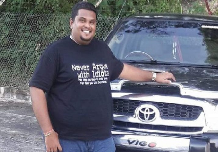 Mahindra Nigel Ramkalawan (Trinidad Express photo)