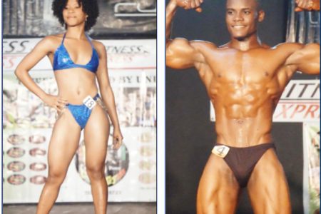 Flashback! Last year’s winners, Asanti Conway (Bikini), Nicholas Albert (Bodybuilding) and Omissi Williams (Mr.Linden).