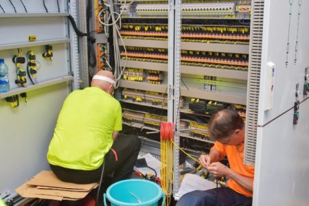 Technicians at work at the facility (DPI photo)
