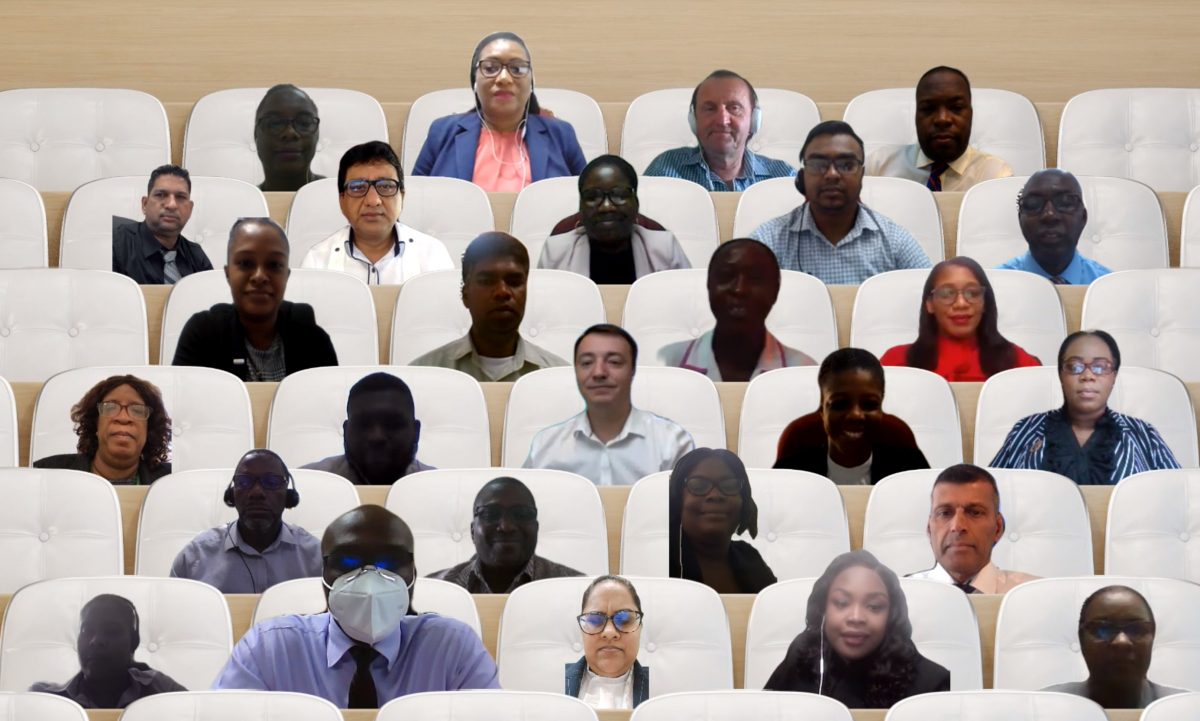 A composite of the attendees at the event