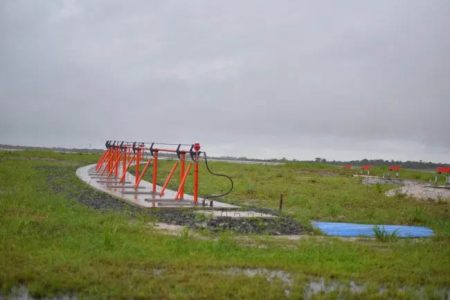 Part of the new Instrument Landing System installed at CJIA (DPI photo) 
