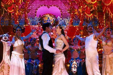 Ewan McGregor and Nicole Kidman in Baz Luhrman’s “Moulin Rouge!”