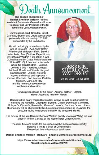 Derrick Sherlock Waldron