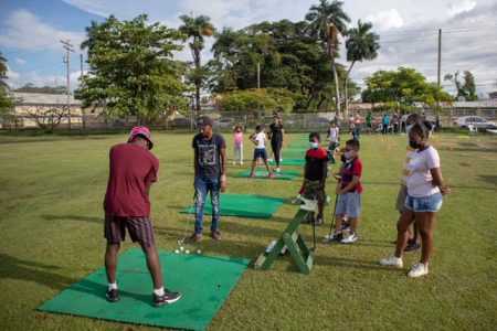 Three afternoons weekly, dozens of eager golfers and parents descend upon the Academy on Woolford Avenue for two hours of learning and fun that extends beyond just golf