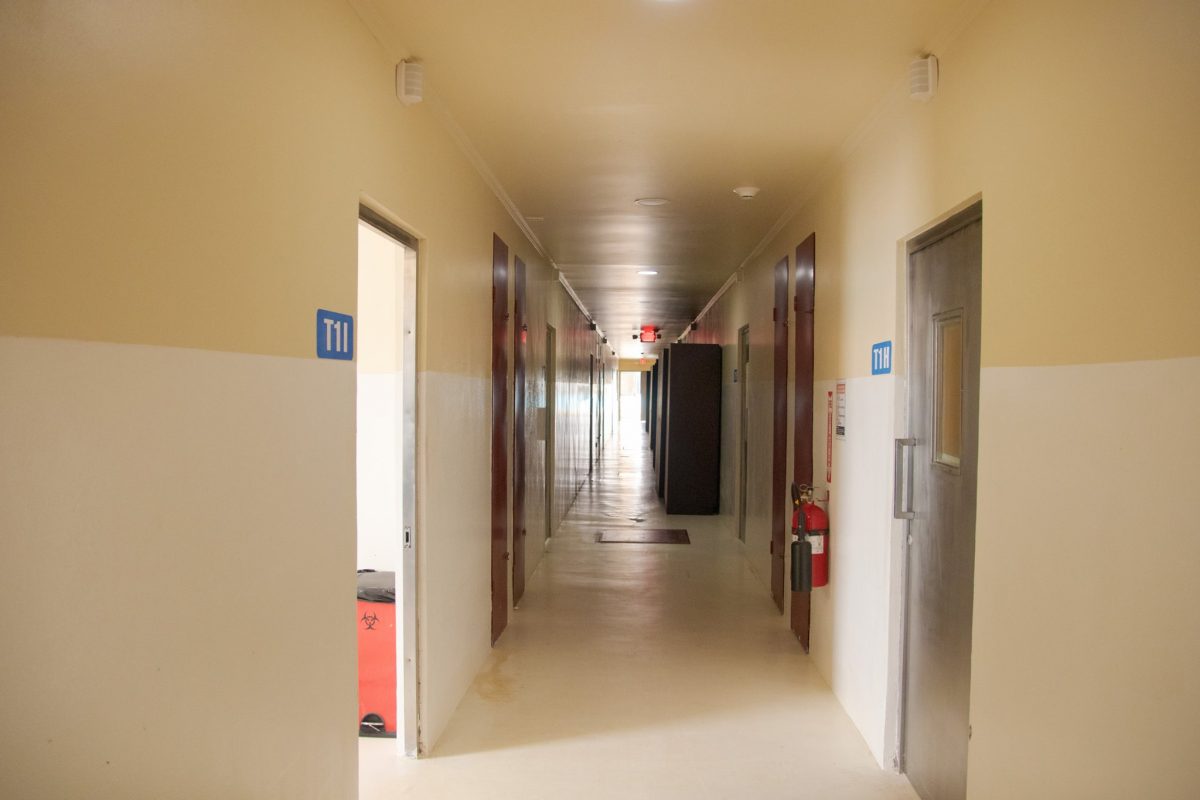 Inside the Infectious Disease Hospital at Liliendaal (Health Ministry photo) 