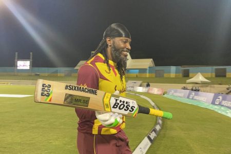 Chris Gayle was inspired by Kieron Pollard’s message in the meeting ahead of the third T20I against Australia.