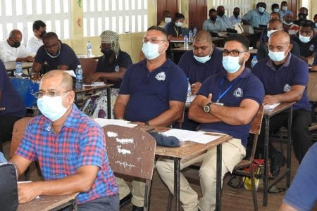 CPG members at the meeting (Police photo)