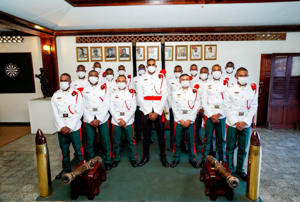 Graduates of the Standard Officers Course (Office of the President photo)