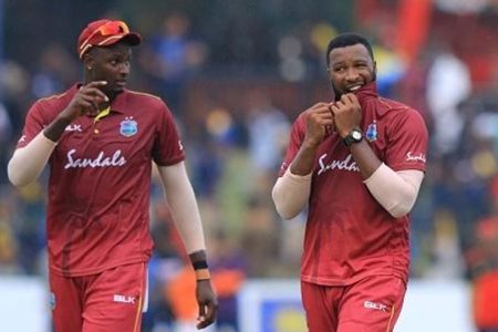  West Indies captain, Kieron Pollard (right) and Jason Holder are set to return to West Indies colours