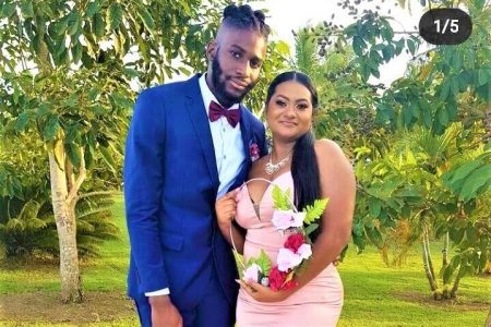 Andre Ross, 22,of Mafeking Village, and Reane Nayan, 22, of Barrackpore