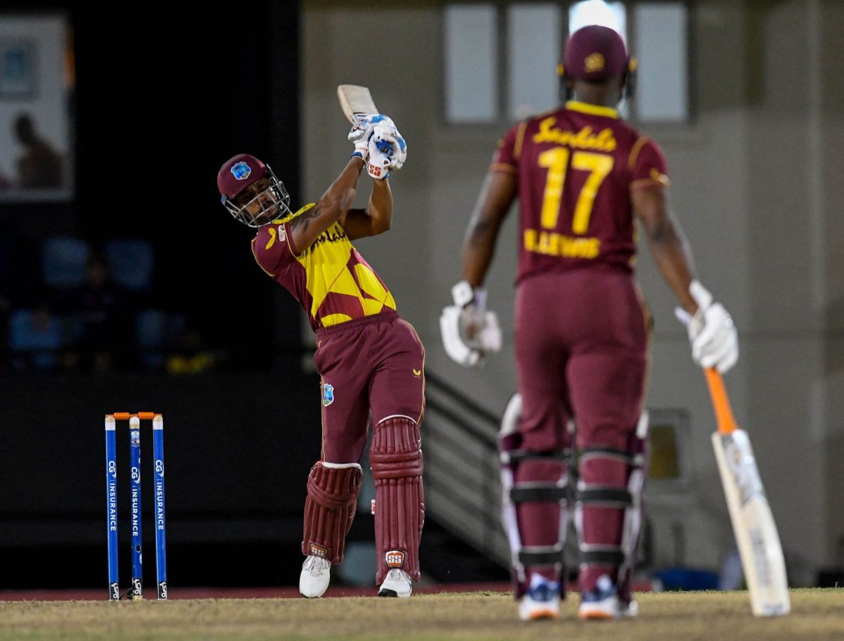 Opener Lendl Simmons was the top scorer for the West Indies with a fluent 72.