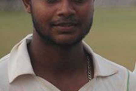Former Essequibo Under-19 captain, Ameer Singh, smacked 202 not out in the NYPD Under-19 T20 tournament.
