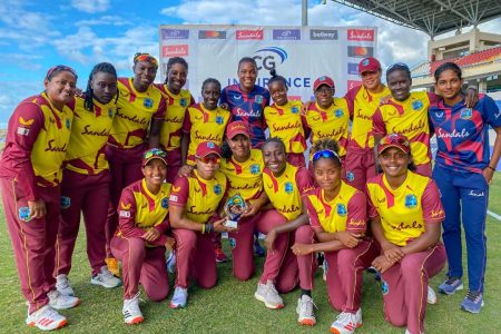 The West Indies women’s team basks in the euphoria of their 3-0 series triumph.