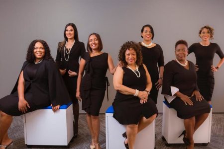 Women Leaders: Members of the Women’s Chamber of Commerce and Industry, Guyana (photo credit Oil.Now)
