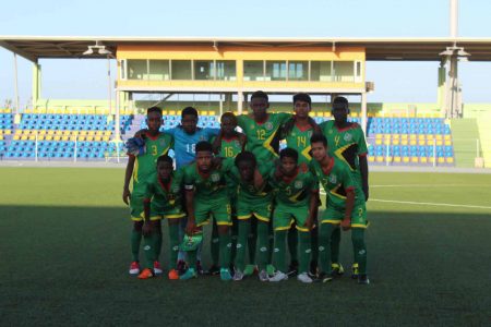 Flashback Guyana U14 National boys team in the 2018 CFU Challenge Series