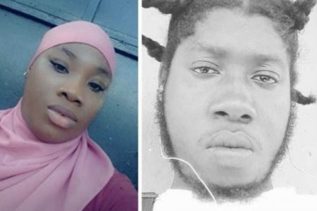 Dead: Niama Alexander and Anthony St Louis