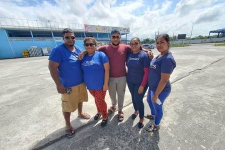 Some of the members of YORG. From left are Danny Samlall, Sasha Rawof, Andre Naniram, Bibi Ally and Manisha Azim