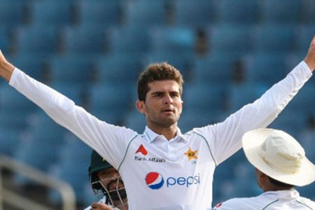 Left-arm pacer Shaheen Shah Afridi snatched a career-best six-wicket haul. 