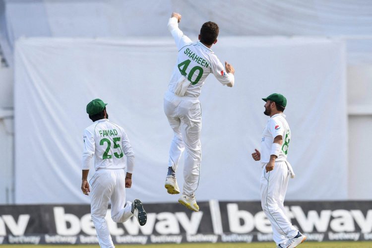 Pakistan’s Shaheen Afridi finished the match with career best figures of 10/94 which enabled Pakistan to level the two match series against the West Indies who had won the first test.