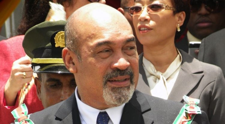 Desi Bouterse at a military parade following his inauguration as President of the Republic of Suriname, August 12, 2010 - Source: Pieter van Maele at Wikimedia Commons 