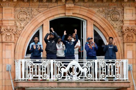 India’s Virat Kohli applauds with teammates Action Images via Reuters/Paul Childs
