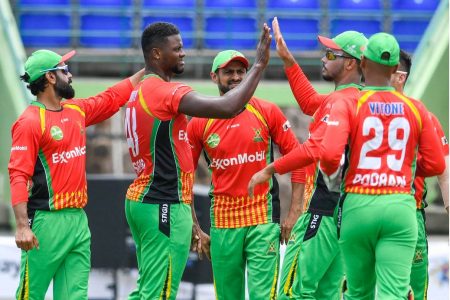 With only one win after three matches, the Guyana Amazon Warriors will be looking for improved
batting and death bowling as the tournament progresses. (Photo by Randy Brooks-CPLT20/Getty Images.