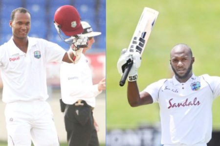 The West Indies team will look to captain Kraigg Brathwaite, left and vice-captain Jermaine Blackwood to lead from the front in the batting department.
