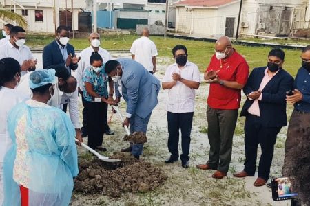 Ali turns sod for $2B Suddie Hospital: President Irfaan Ali on Friday turned the sod for a planned $2 billion Suddie multi-speciality hospital. Construction of the facility, which will be equipped with 250 beds, a new ICU and modern laboratories, is slated to begin in weeks. 