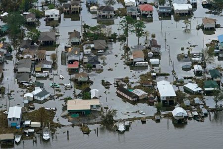 In the aftermath of Hurricane Ida. (Washington Examiner)