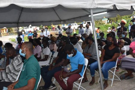 A section of residents at the meeting (Ministry of Housing photo)