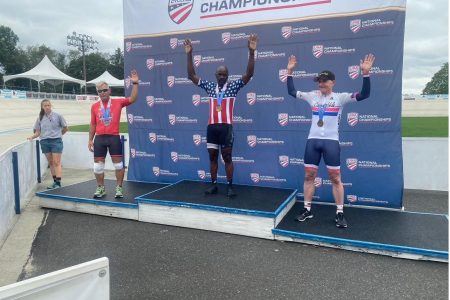 Former Olympian Guyana’s James Joseph won a gold and a silver medal Thursday competing in the USA.