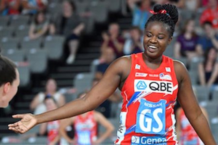Trinidad & Tobago goal shooter Sam Wallace commits to New South Wales Swift until 2023 – Super Netball photo 