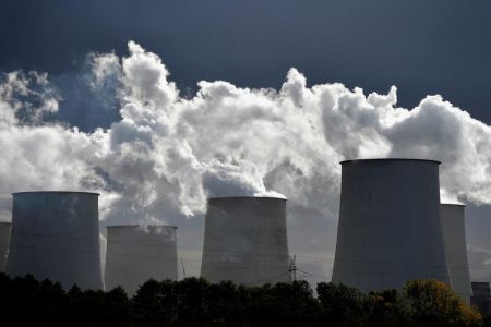 General view of the coal power plant of German LEAG energy company, in Jaenschwalde, Germany, October 21, 2021. Picture taken October 21, 2021. (REUTERS/Matthias Rietschel/File Photo)