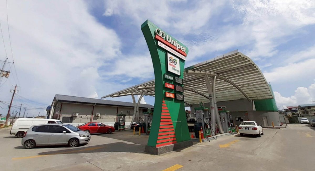 Unipet Gas Station at Lady Hailes Avenue, San Fernando.