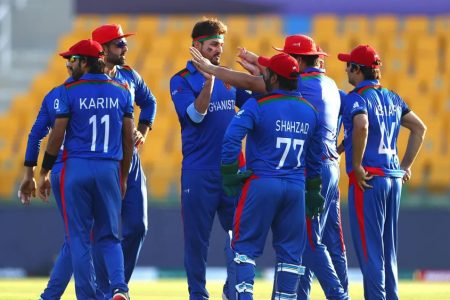 Afghanistan won their second Super12 match to remain second with two wins only behind Pakistan who have won all three. (Photo courtesy ICC T20 World Cup)