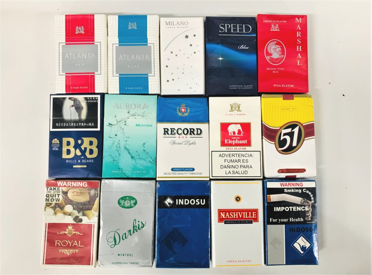 Some of the cigarettes seized (GNBS photo)