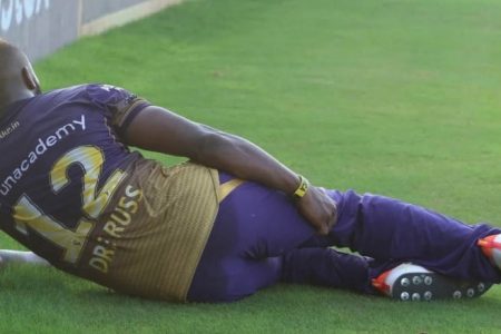 Andre Russell has been out of commission since sustaining a hamstring injury on September 26