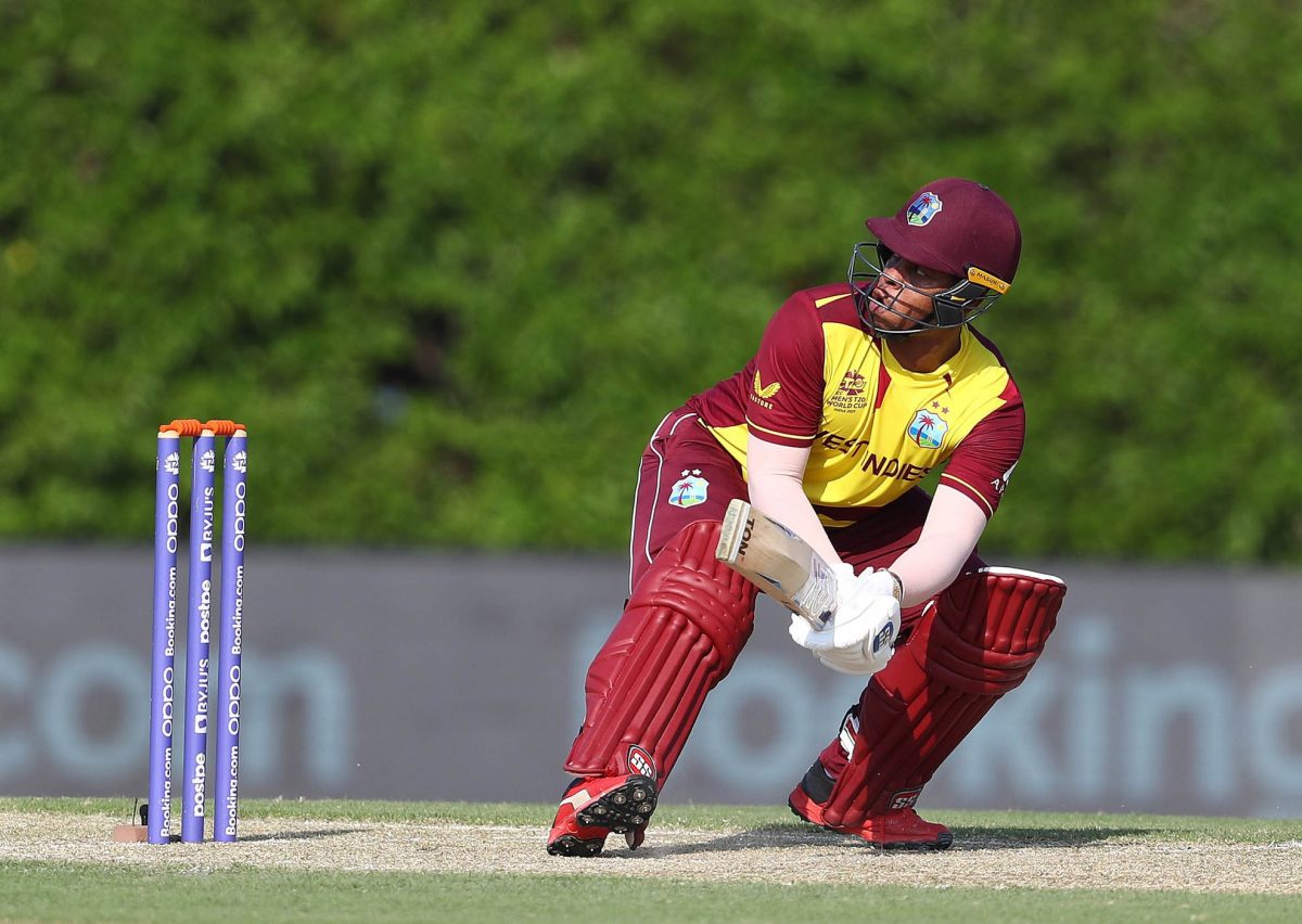 Shimron Hetmyer topscored in a losing effort for the  West Indies  against Pakistan yesterday.
