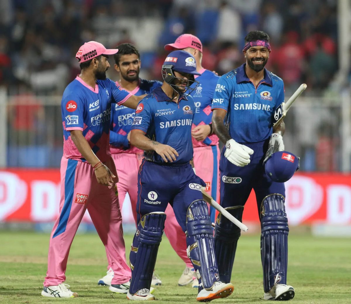 Mumbai Indians put up a dominating show and registered a clinical eight-wicket win over Rajasthan Royals