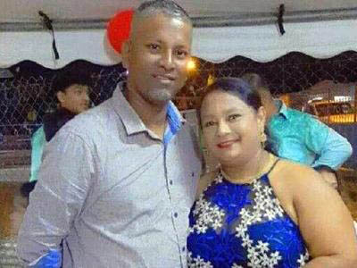 DIED WEEKS APART: Husband and wife Dennis and Reshma Lalchan, both 43, contracted the Covid virus a month ago and died two weeks apart. The couple left behind four children.