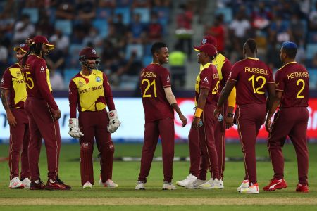 Defending champions, the West Indies flattered to deceive yesterday and were routed by England for a paltry 55 in their opening match of the ICC T20 super 12 competition yesterday.