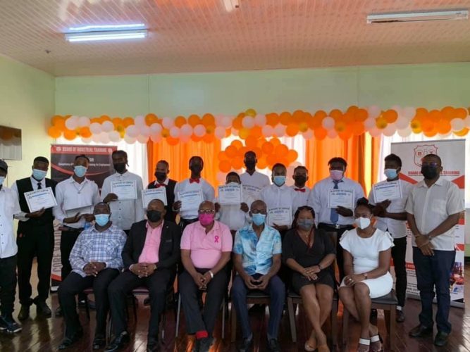 A scene from the graduation (Ministry of Labour photo)